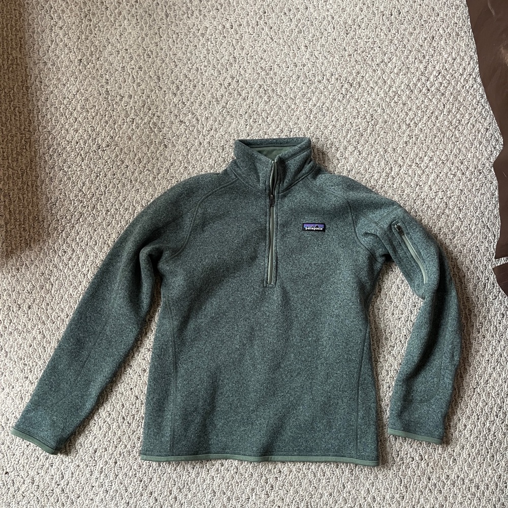 Patagonia Green Quarter-Zip Fleece